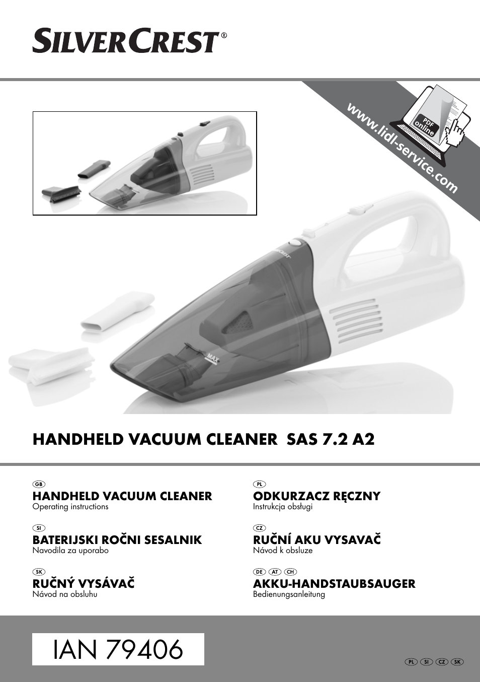Silvercrest SAS 7.2 A2 User Manual | 47 pages