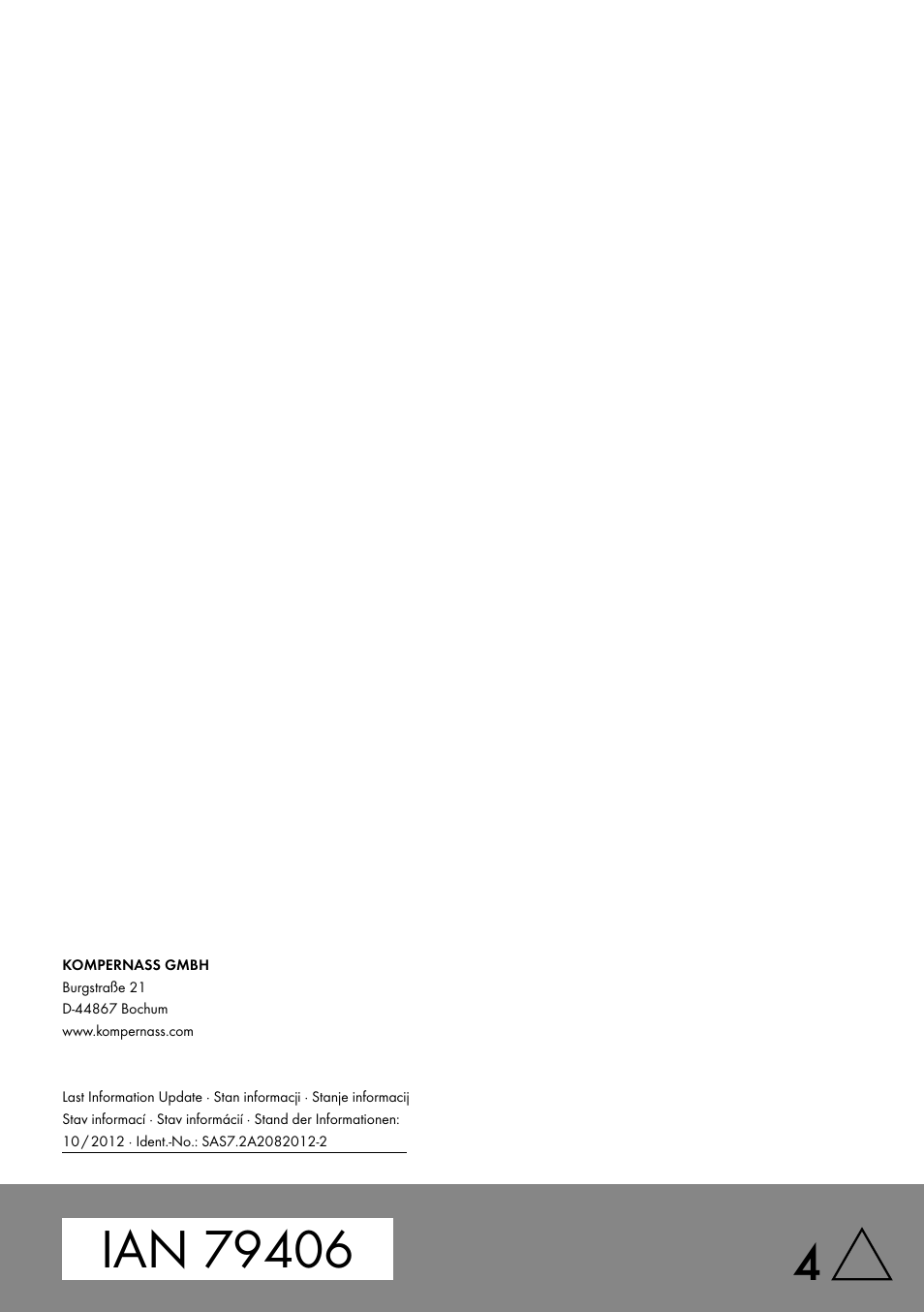 Silvercrest SAS 7.2 A2 User Manual | Page 47 / 47