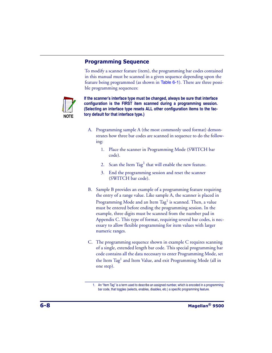 Datalogic Scanning 9500 User Manual | Page 124 / 460