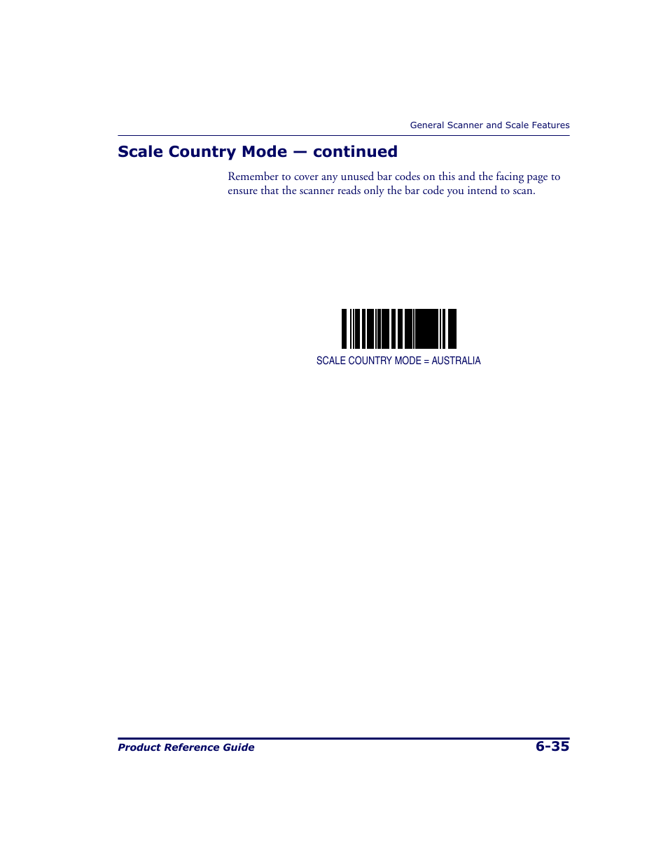 Scale country mode — continued | Datalogic Scanning 9500 User Manual | Page 151 / 460