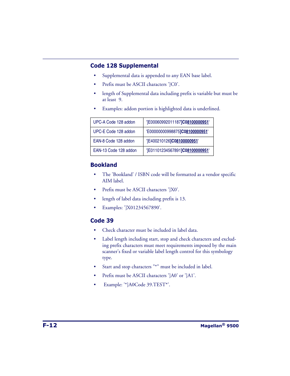 Datalogic Scanning 9500 User Manual | Page 454 / 460