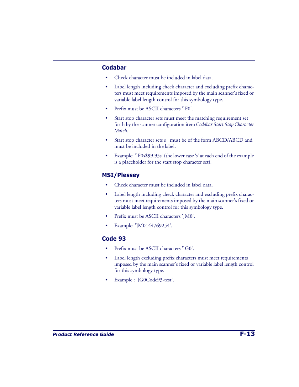 Datalogic Scanning 9500 User Manual | Page 455 / 460