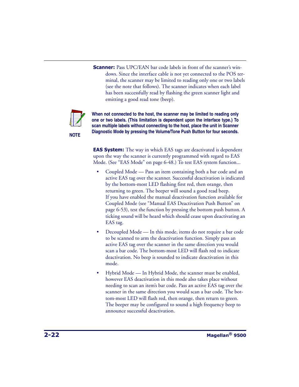 Datalogic Scanning 9500 User Manual | Page 50 / 460