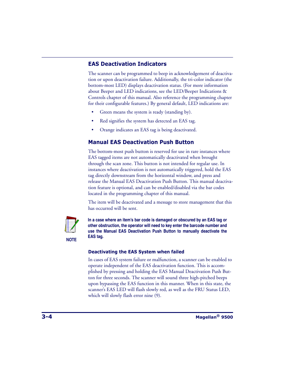 Datalogic Scanning 9500 User Manual | Page 74 / 460