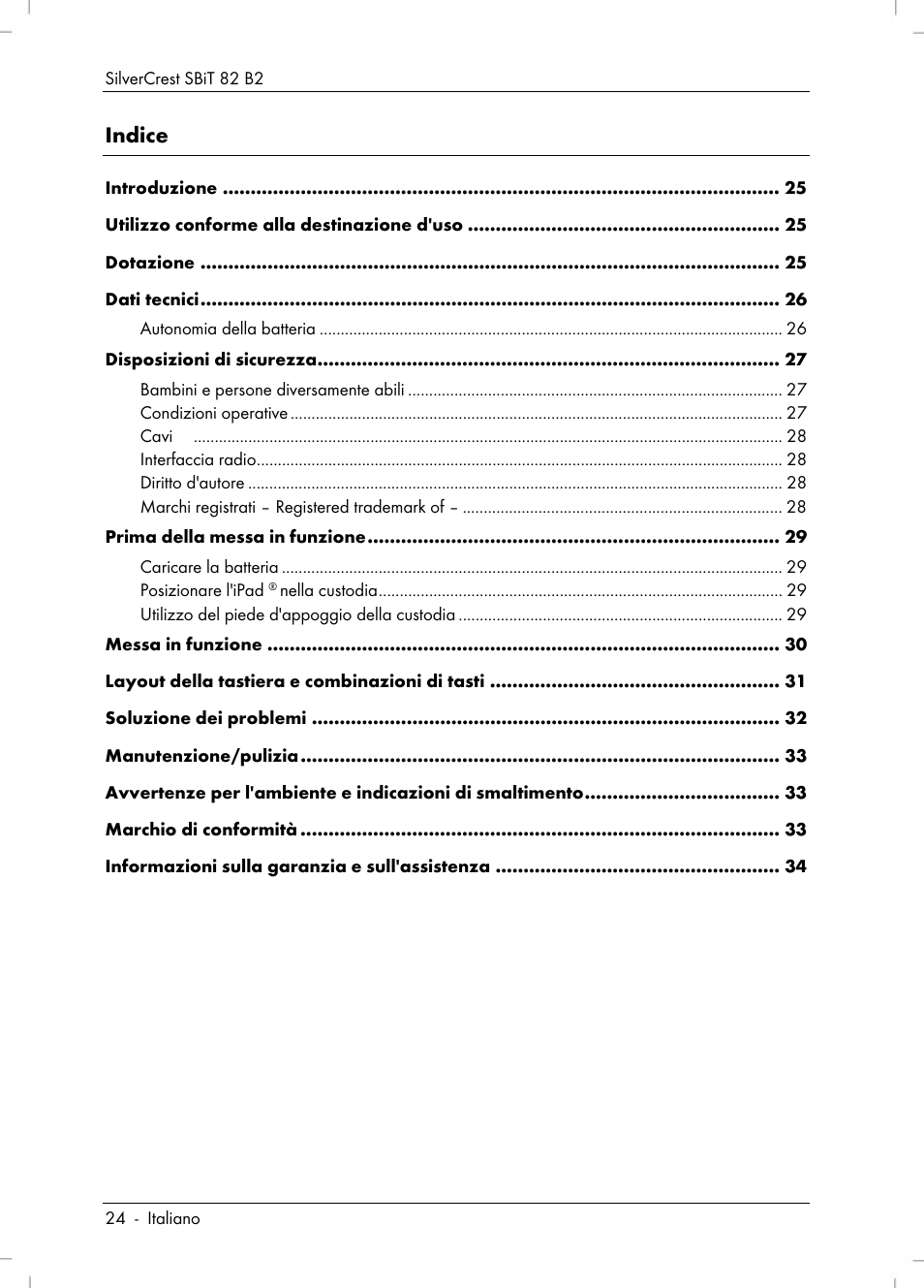Silvercrest SBiT 82 B2 User Manual | Page 26 / 60
