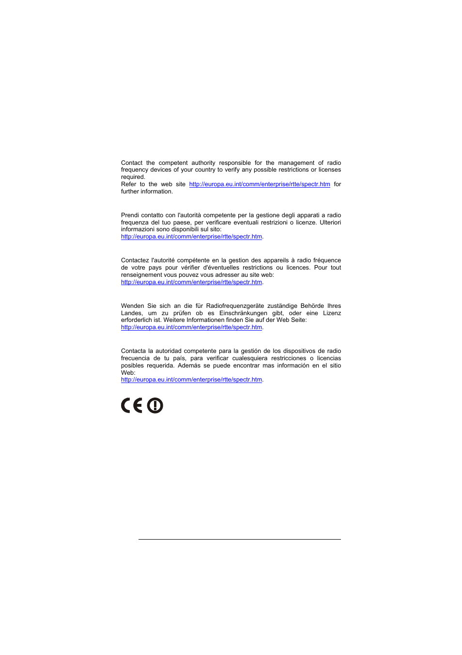 Information for the user | Datalogic Scanning Formula User Manual | Page 12 / 72