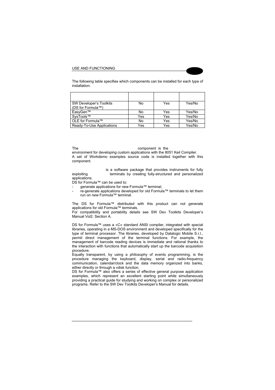 Sw developer’s toolkits component overview, 3 sw developer’s toolkits component overview | Datalogic Scanning Formula User Manual | Page 31 / 72