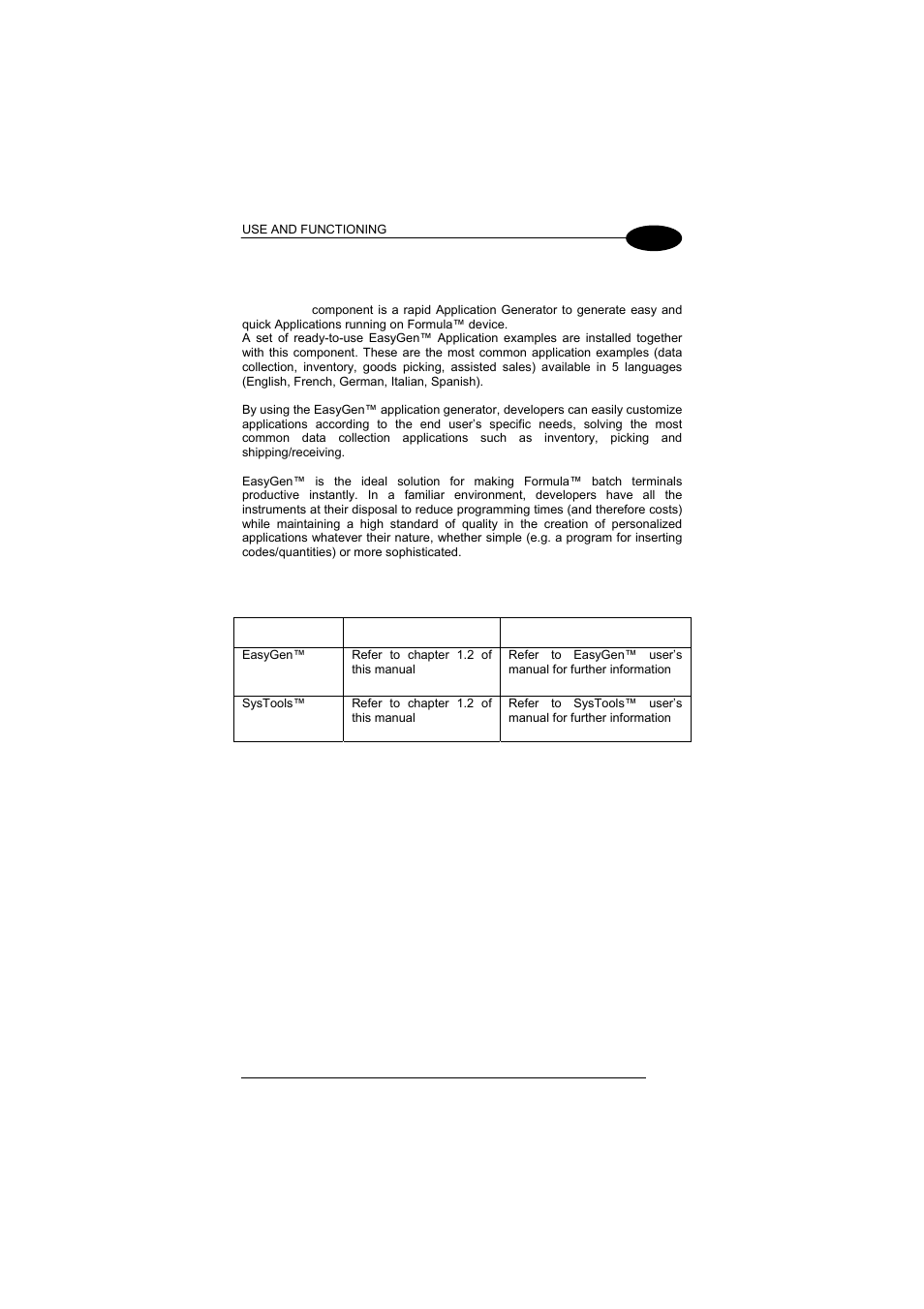 Easygen™ component overview | Datalogic Scanning Formula User Manual | Page 35 / 72