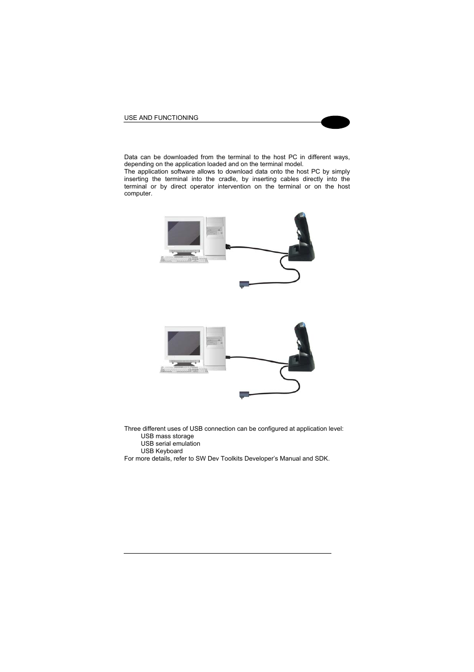 Downloading data to host, 4 downloading data to host | Datalogic Scanning Formula User Manual | Page 45 / 72