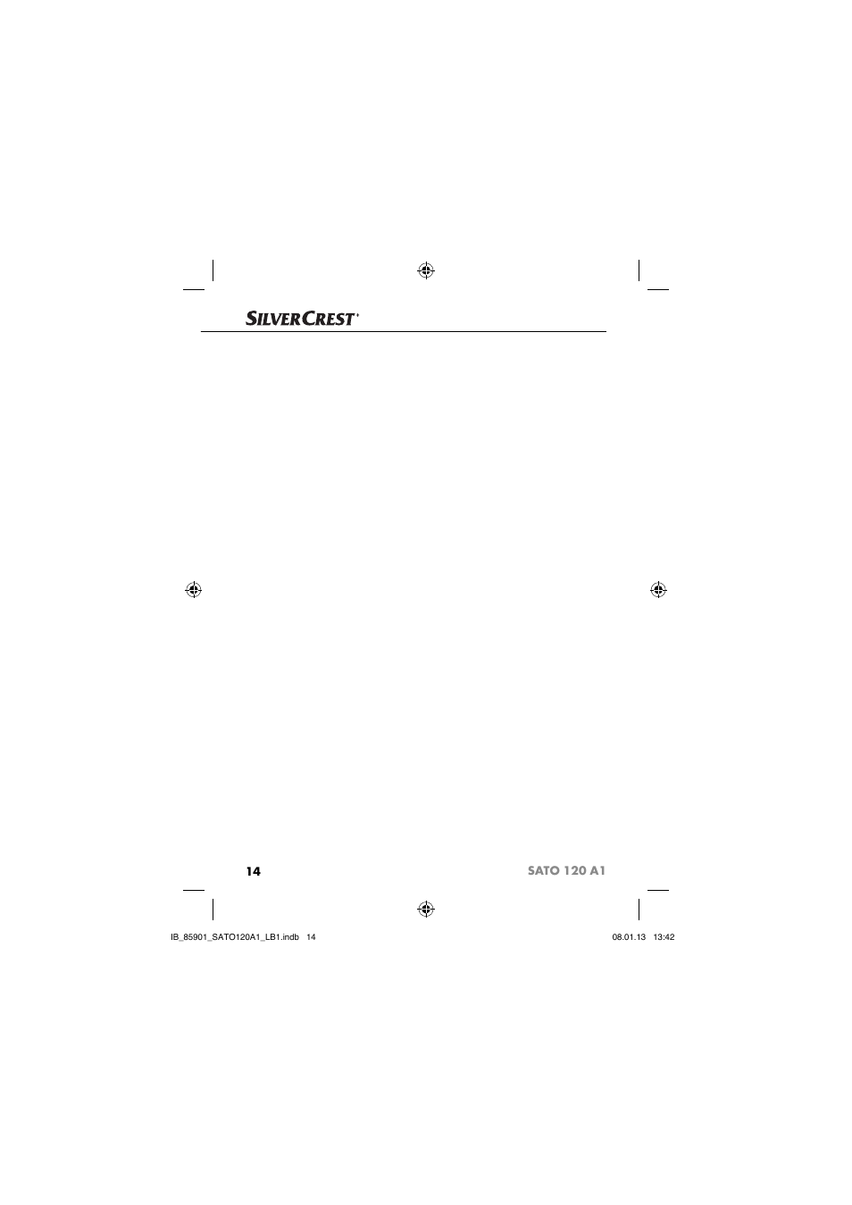 Silvercrest SATO 120 A1 User Manual | Page 17 / 73