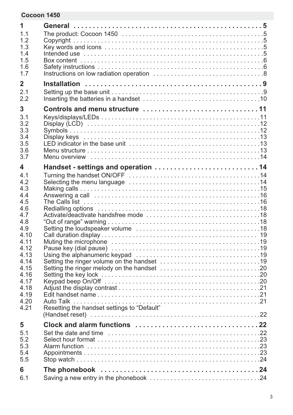 Silvercrest COCOON 1450 User Manual | Page 5 / 49