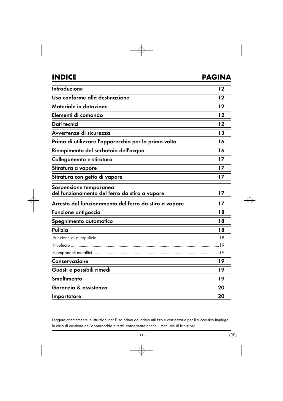 Indice pagina | Silvercrest SDB 2200 C1 User Manual | Page 14 / 54