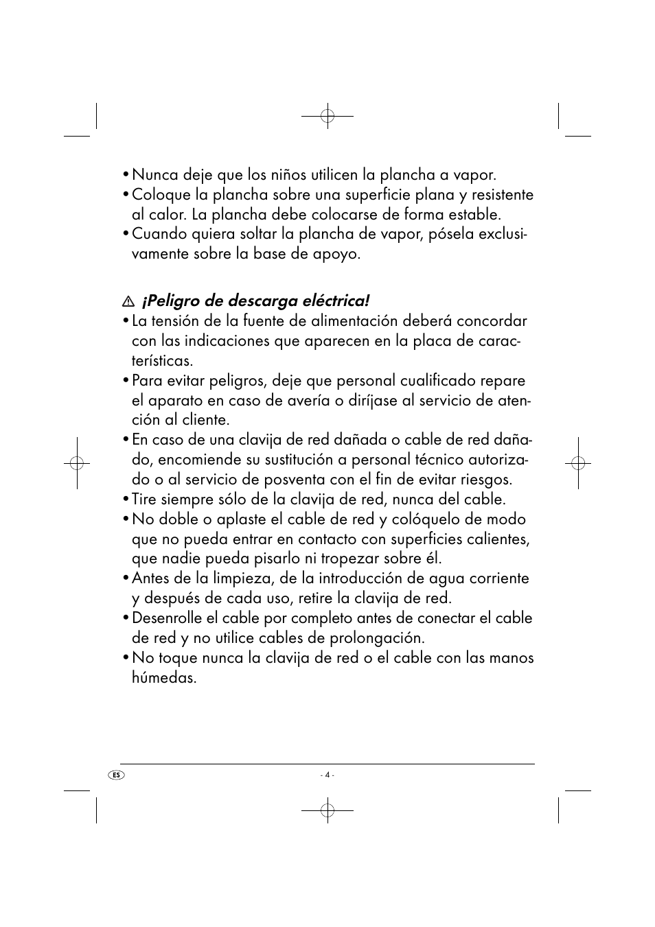 Peligro de descarga eléctrica | Silvercrest SDB 2200 C1 User Manual | Page 7 / 54