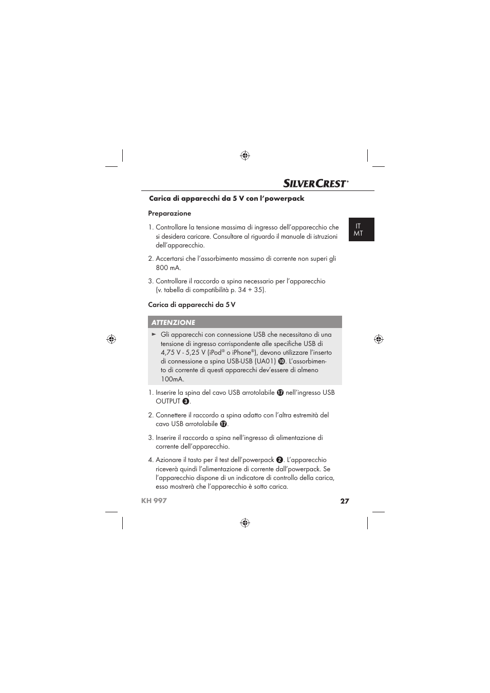 Silvercrest KH 997 User Manual | Page 29 / 74