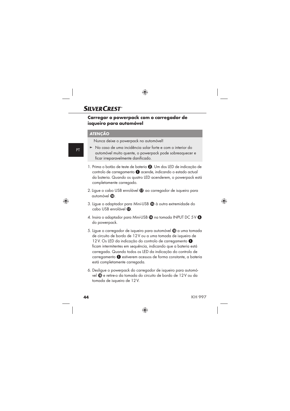 Silvercrest KH 997 User Manual | Page 46 / 74