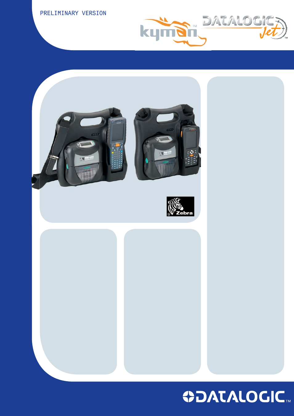 Datalogic Scanning Kyman RW420 User Manual | 2 pages