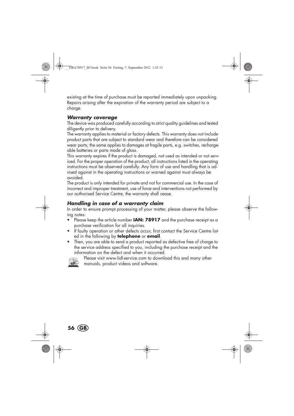 Silvercrest SHBS 600 A1 User Manual | Page 58 / 76