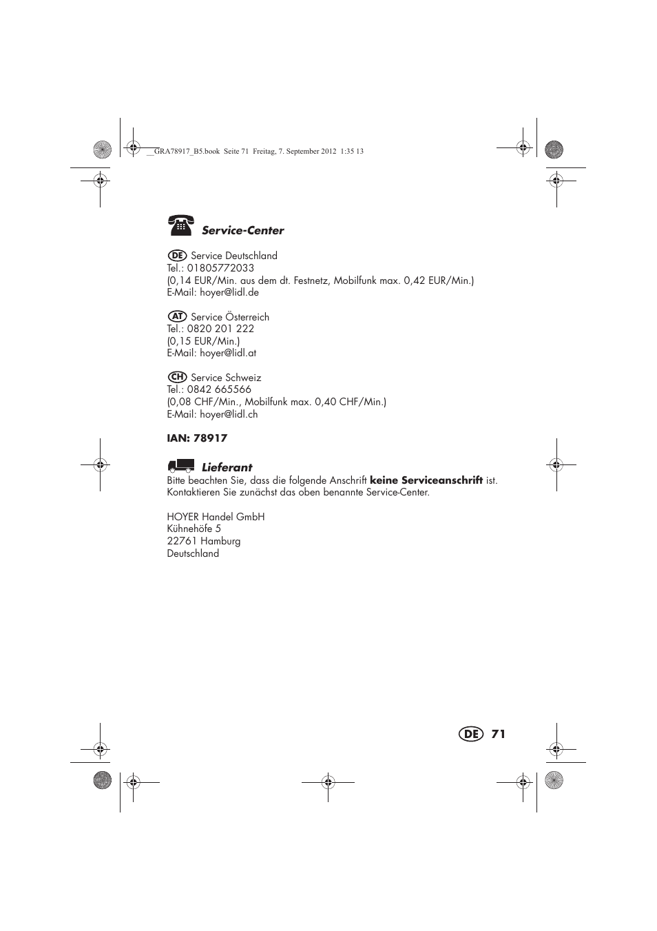 Silvercrest SHBS 600 A1 User Manual | Page 73 / 76
