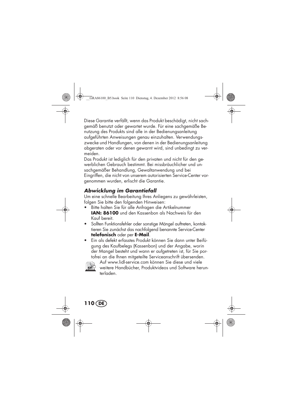 Silvercrest SDR 1000 A1 User Manual | Page 112 / 116