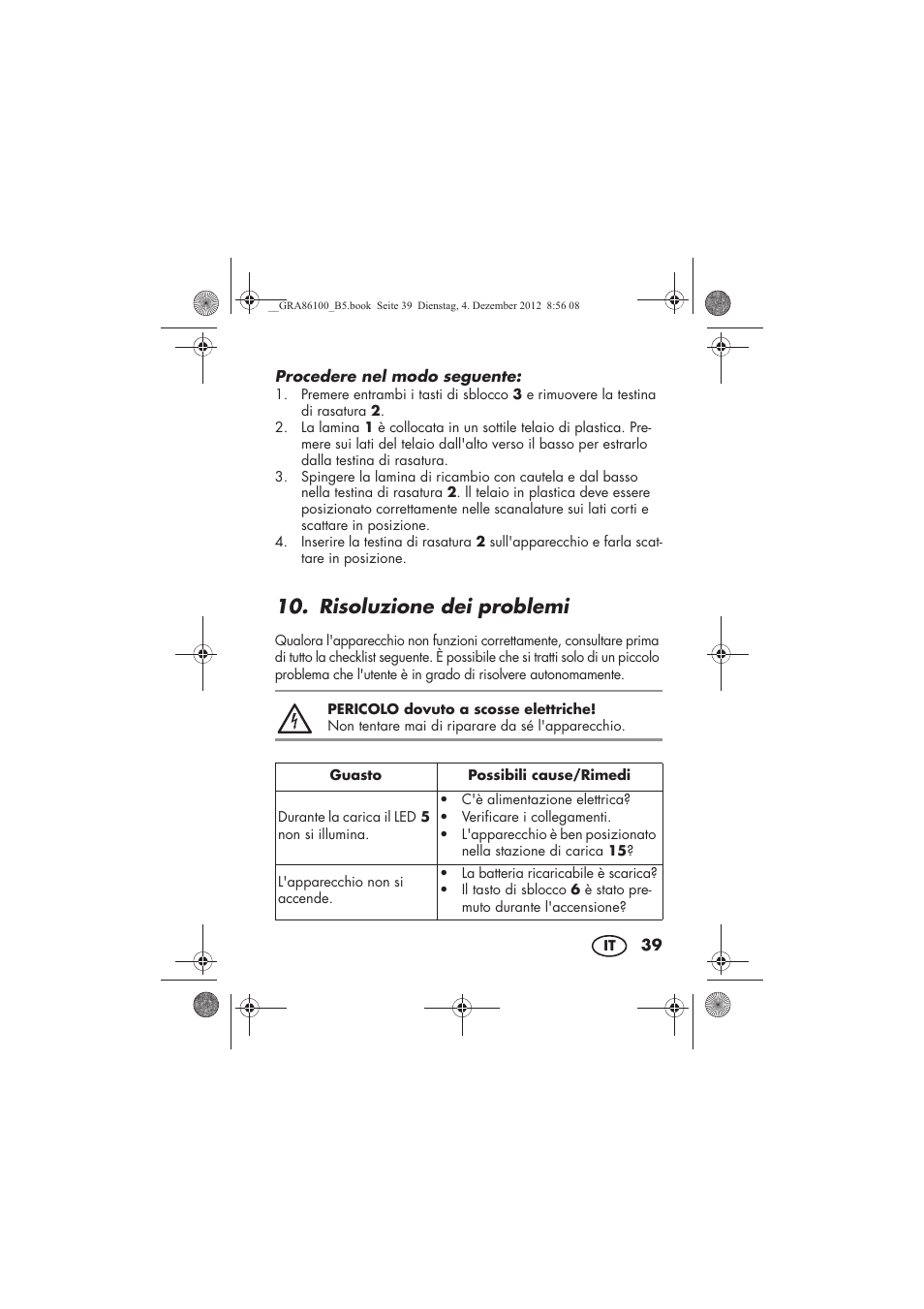 Risoluzione dei problemi | Silvercrest SDR 1000 A1 User Manual | Page 41 / 116