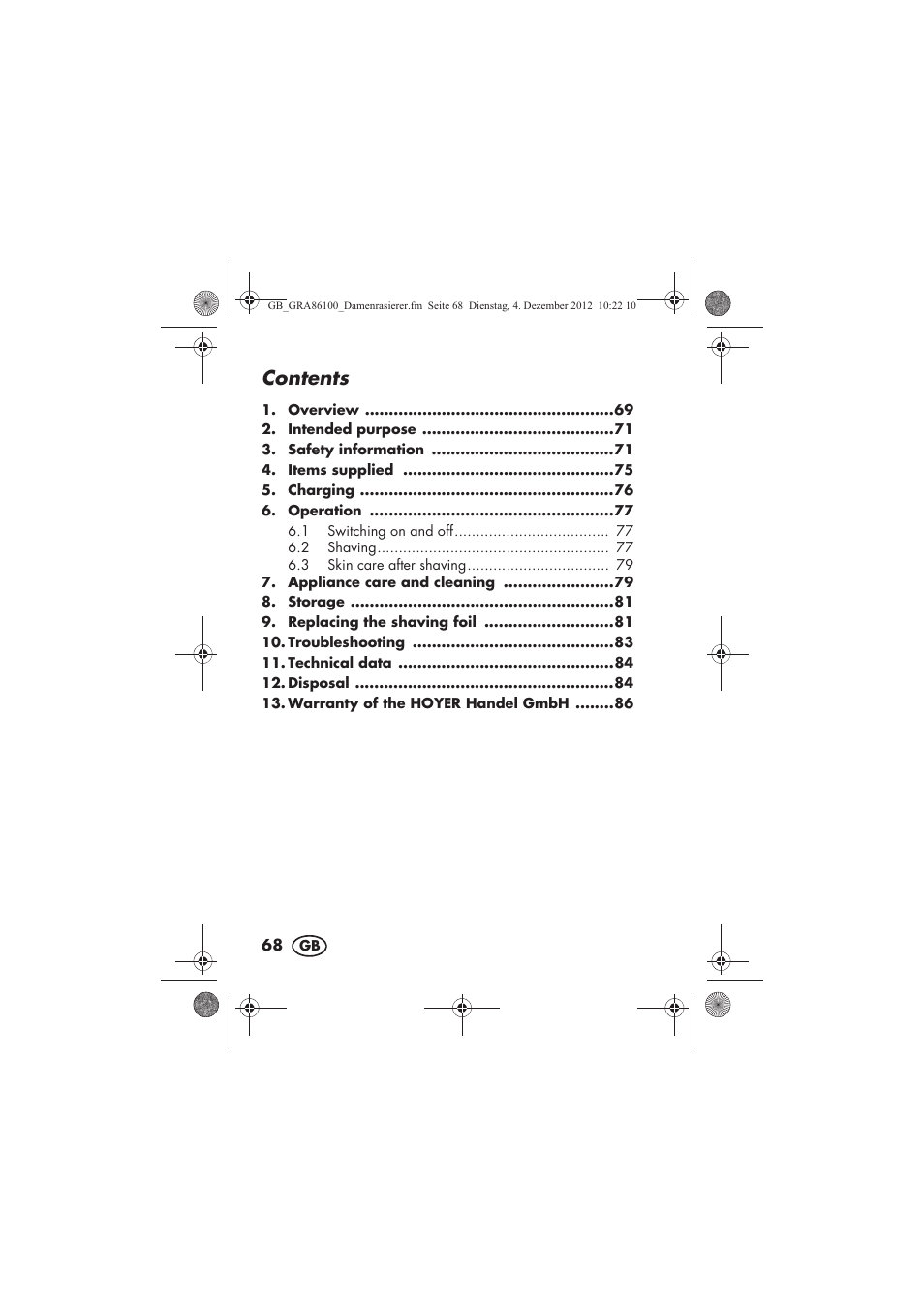 Silvercrest SDR 1000 A1 User Manual | Page 70 / 116