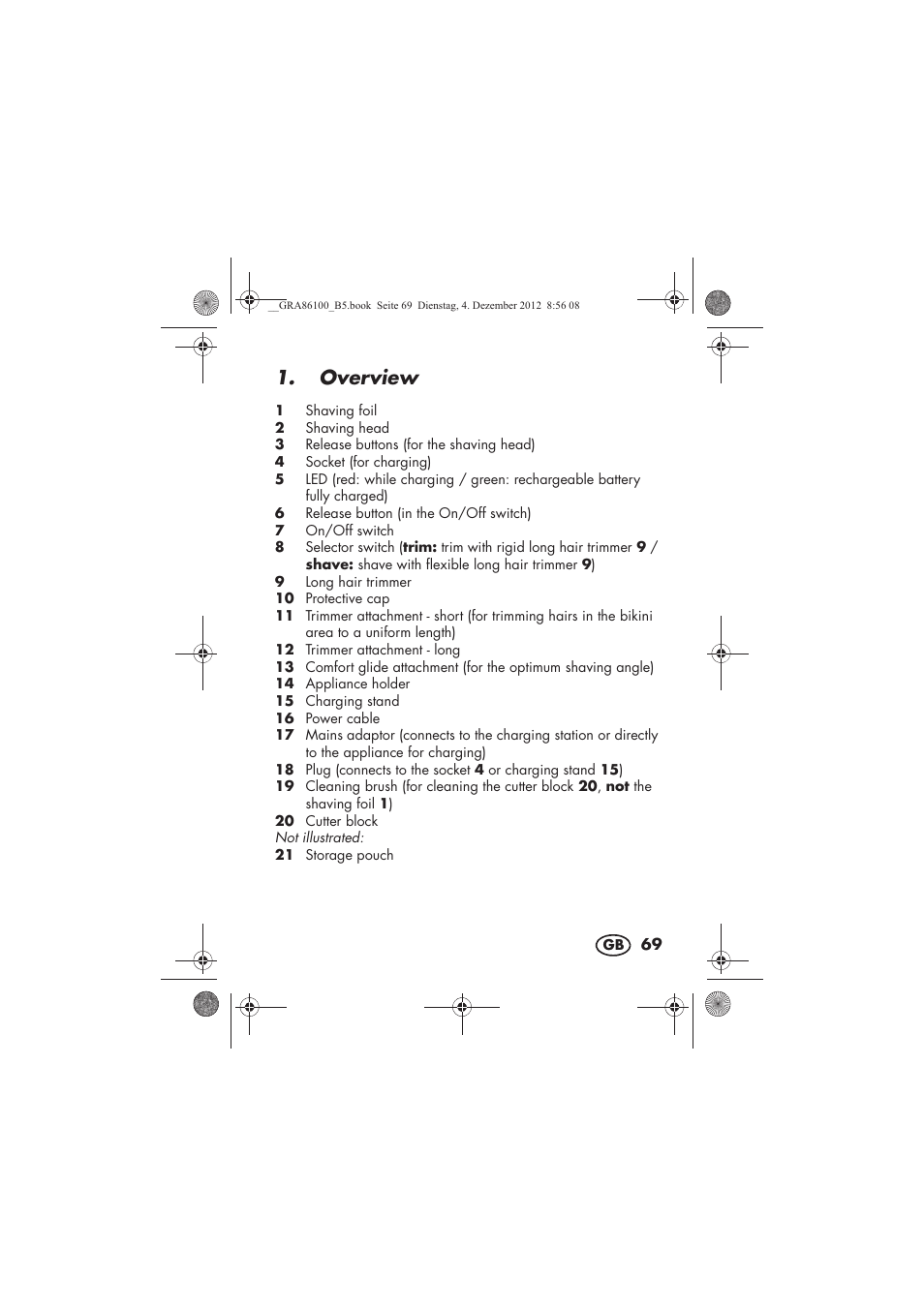 Overview | Silvercrest SDR 1000 A1 User Manual | Page 71 / 116