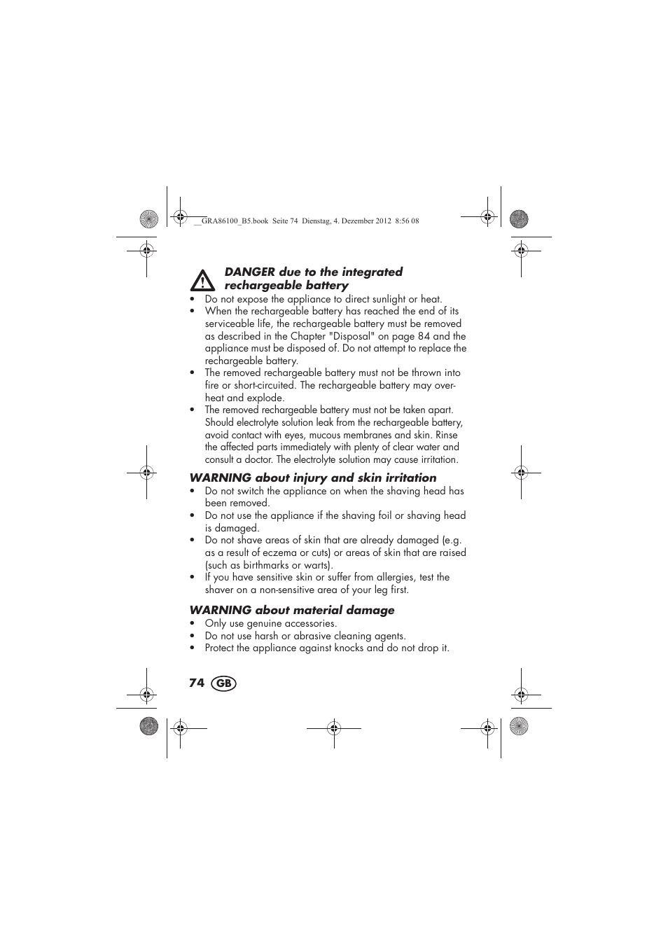 Silvercrest SDR 1000 A1 User Manual | Page 76 / 116