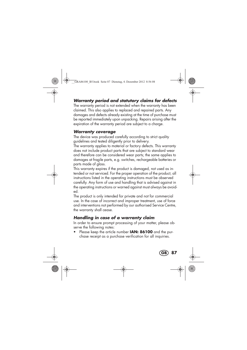 Silvercrest SDR 1000 A1 User Manual | Page 89 / 116