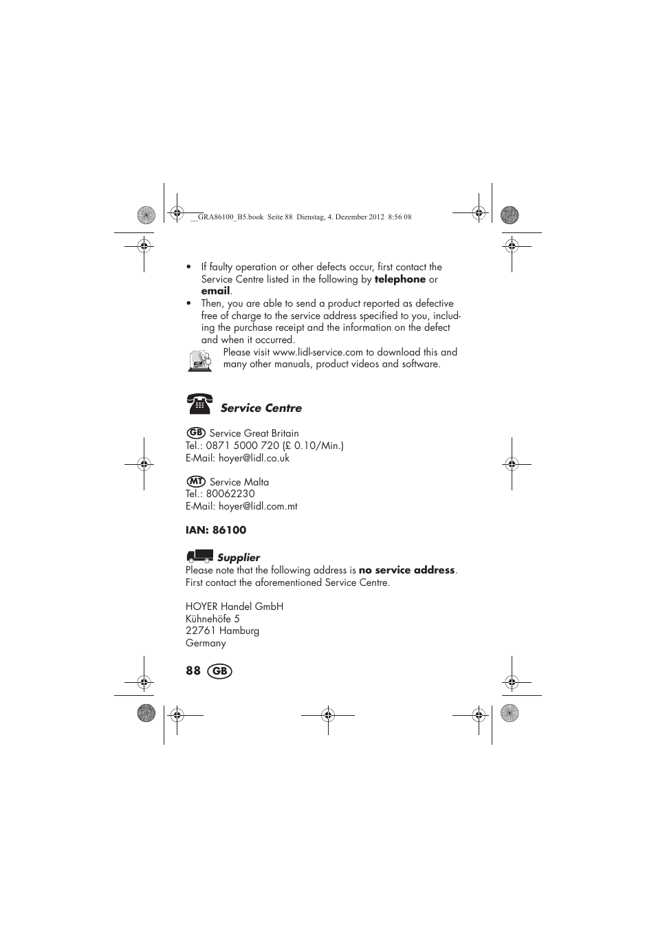 Silvercrest SDR 1000 A1 User Manual | Page 90 / 116