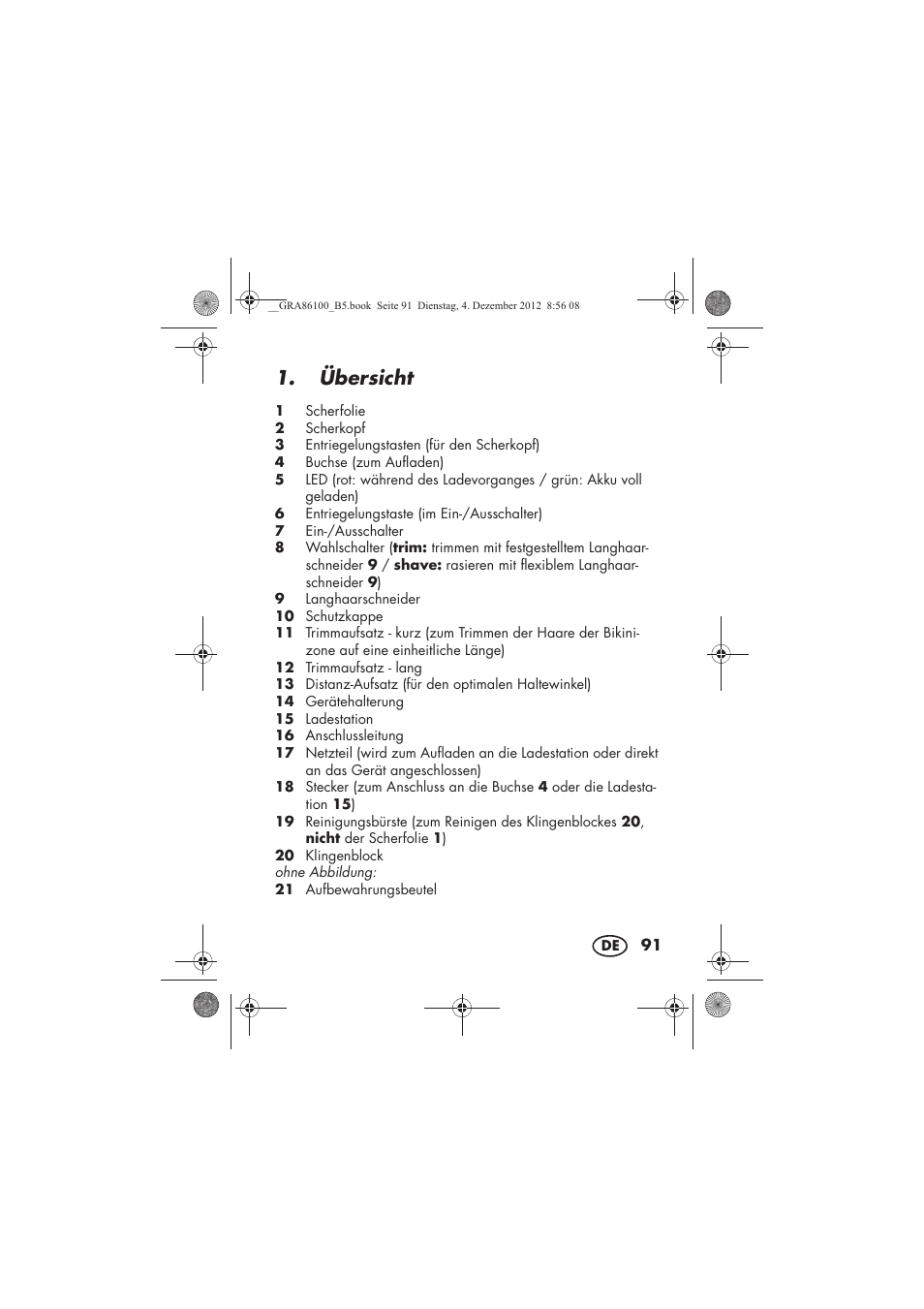 Übersicht | Silvercrest SDR 1000 A1 User Manual | Page 93 / 116