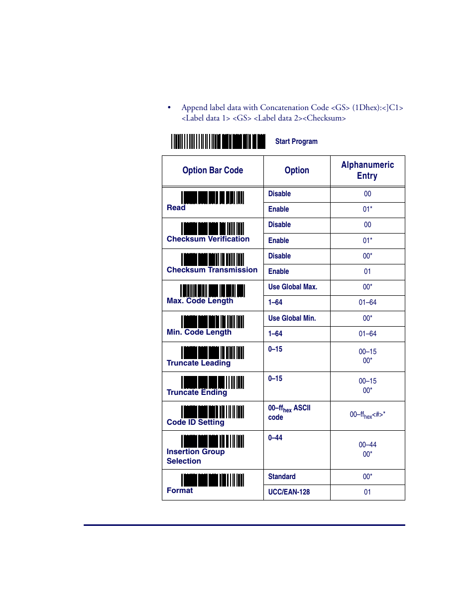 Datalogic Scanning QUICKSCAN QS2500 User Manual | Page 49 / 76