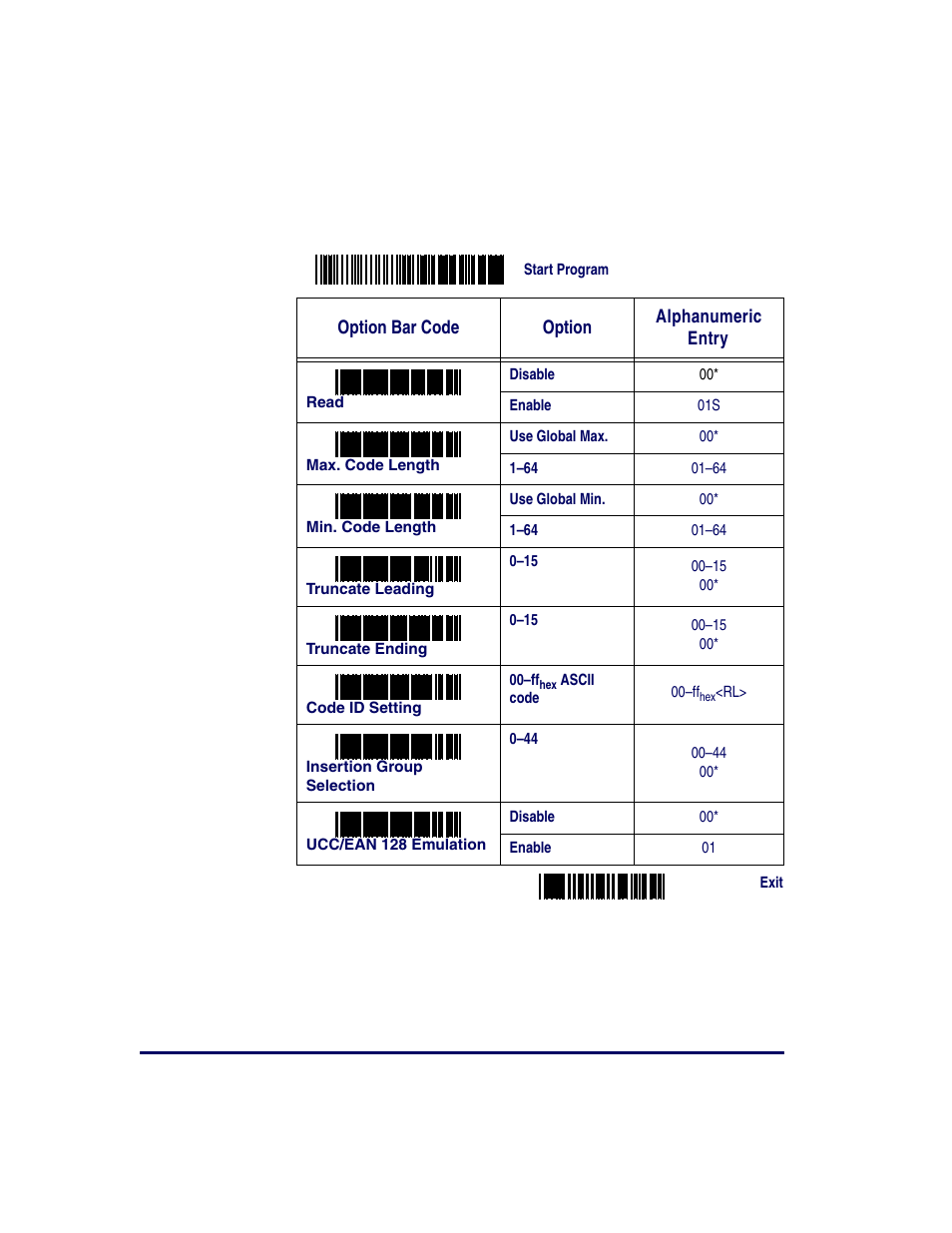 Rss limited | Datalogic Scanning QUICKSCAN QS2500 User Manual | Page 64 / 76