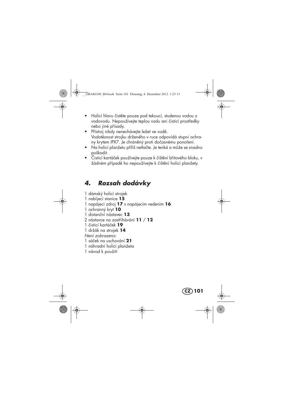 Rozsah dodávky | Silvercrest SDR 1000 A1 User Manual | Page 103 / 160