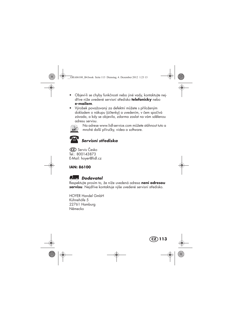 Silvercrest SDR 1000 A1 User Manual | Page 115 / 160