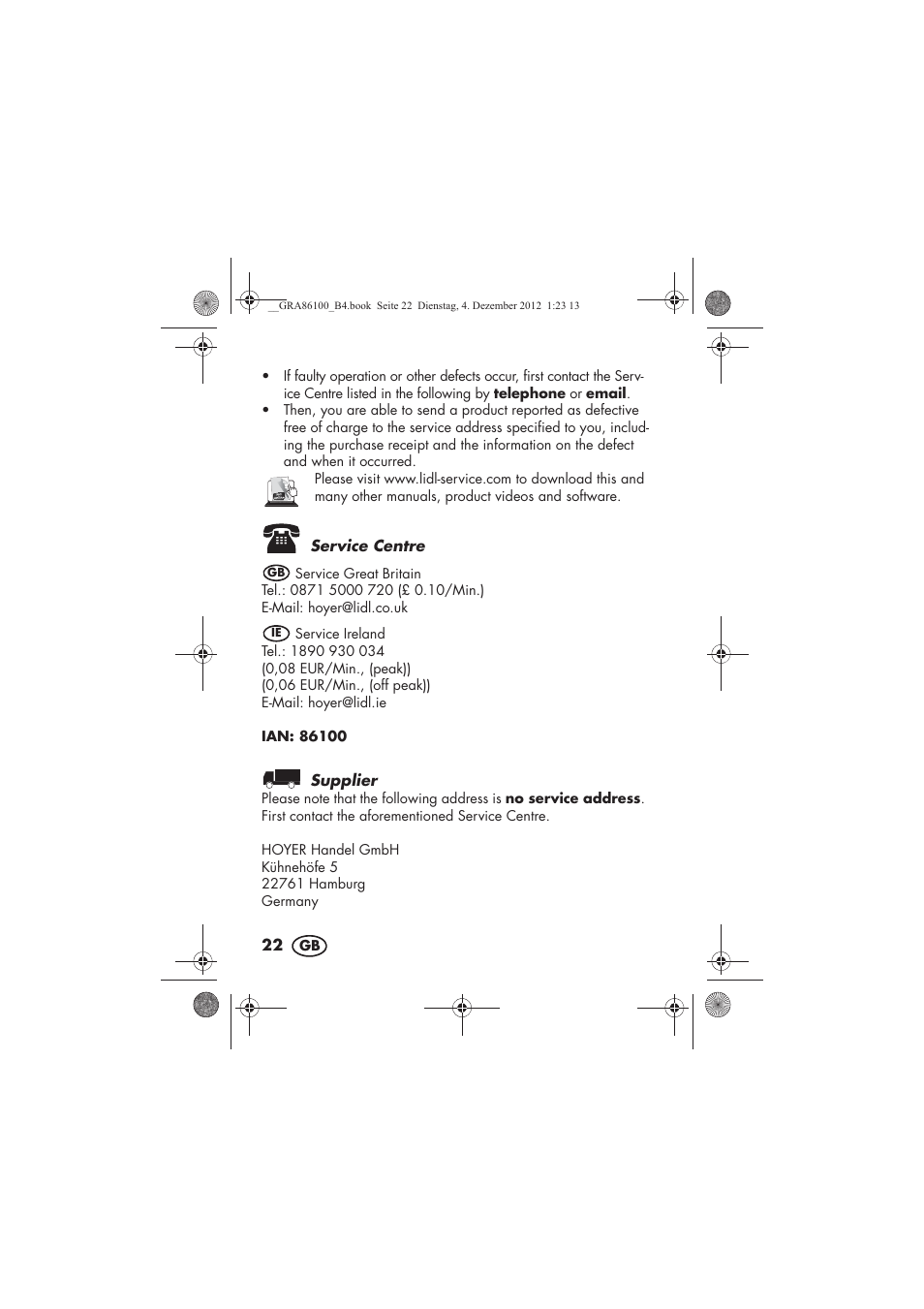 Silvercrest SDR 1000 A1 User Manual | Page 24 / 160