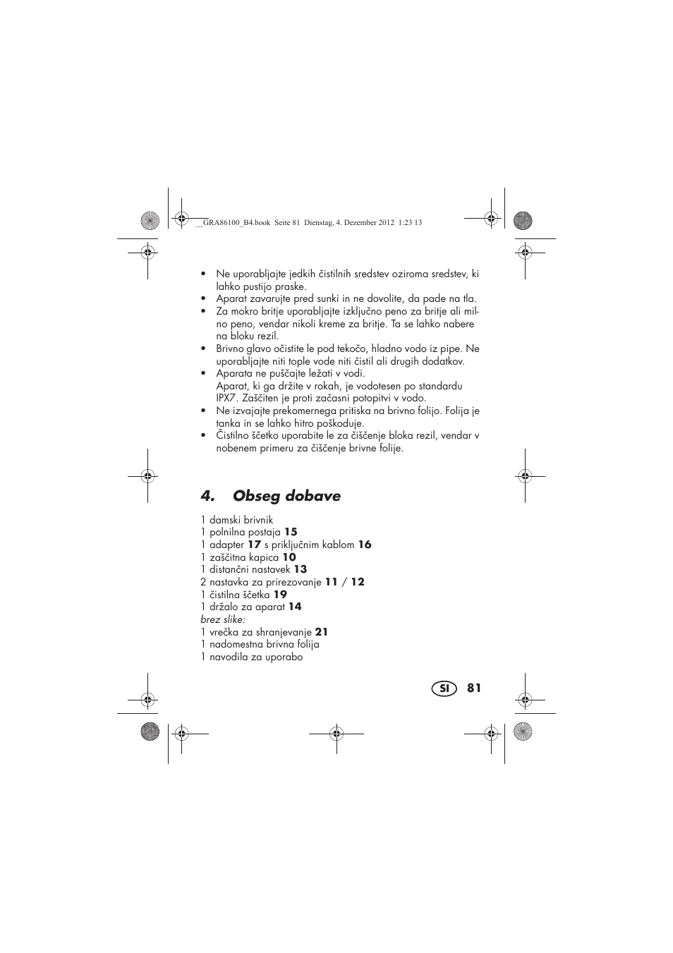 Obseg dobave | Silvercrest SDR 1000 A1 User Manual | Page 83 / 160