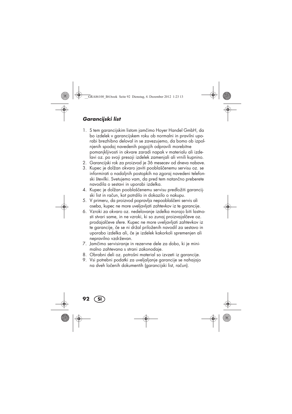 Silvercrest SDR 1000 A1 User Manual | Page 94 / 160