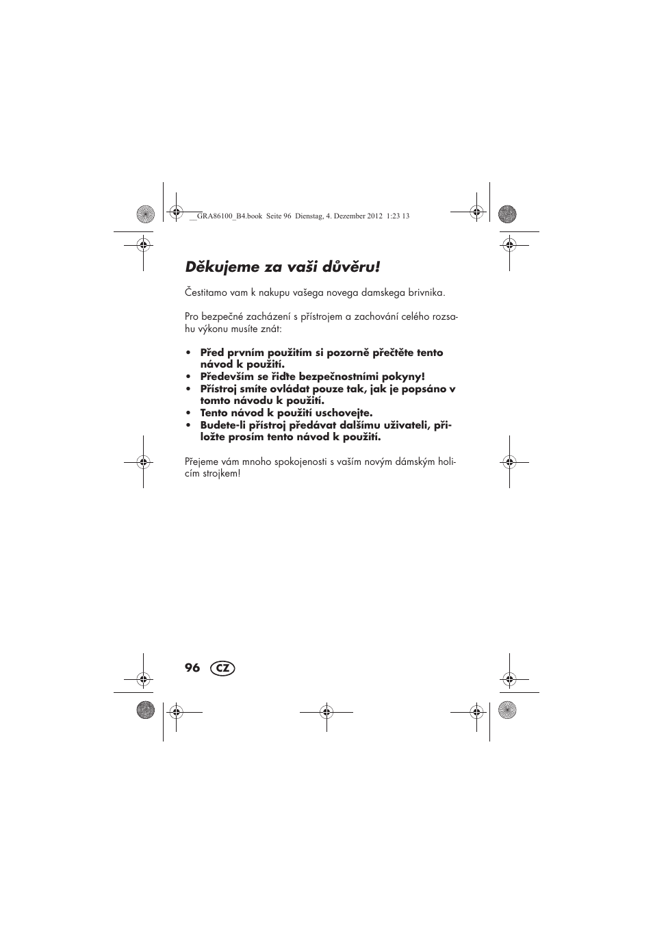 Dkujeme za vaši dvru | Silvercrest SDR 1000 A1 User Manual | Page 98 / 160