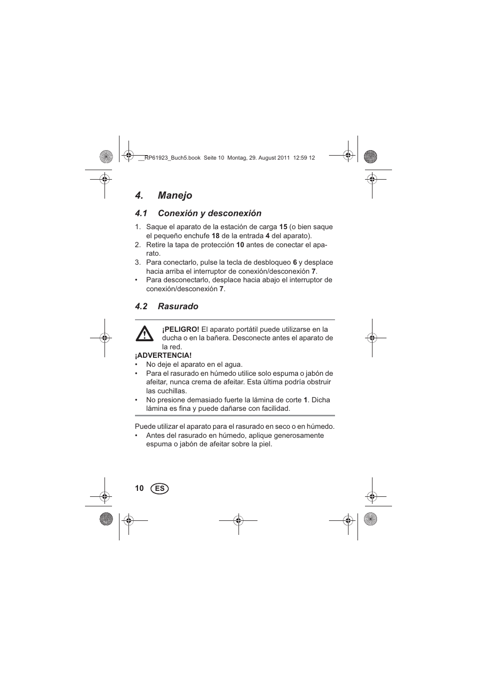 Manejo | Silvercrest SDR 1000 A1 User Manual | Page 12 / 114