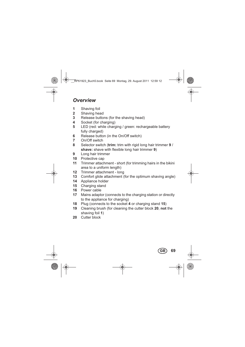 Overview | Silvercrest SDR 1000 A1 User Manual | Page 71 / 114