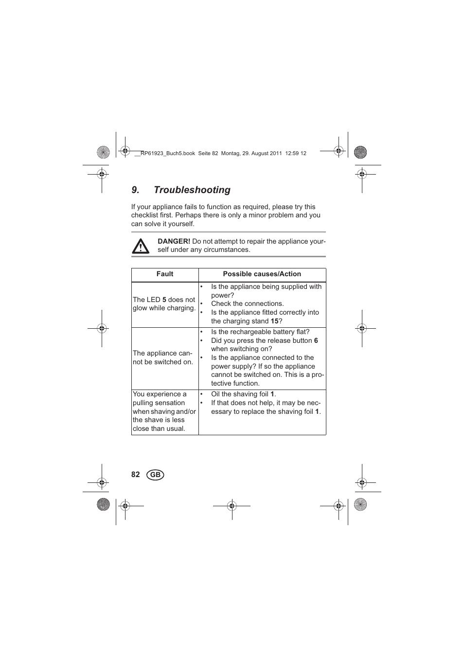 Troubleshooting | Silvercrest SDR 1000 A1 User Manual | Page 84 / 114