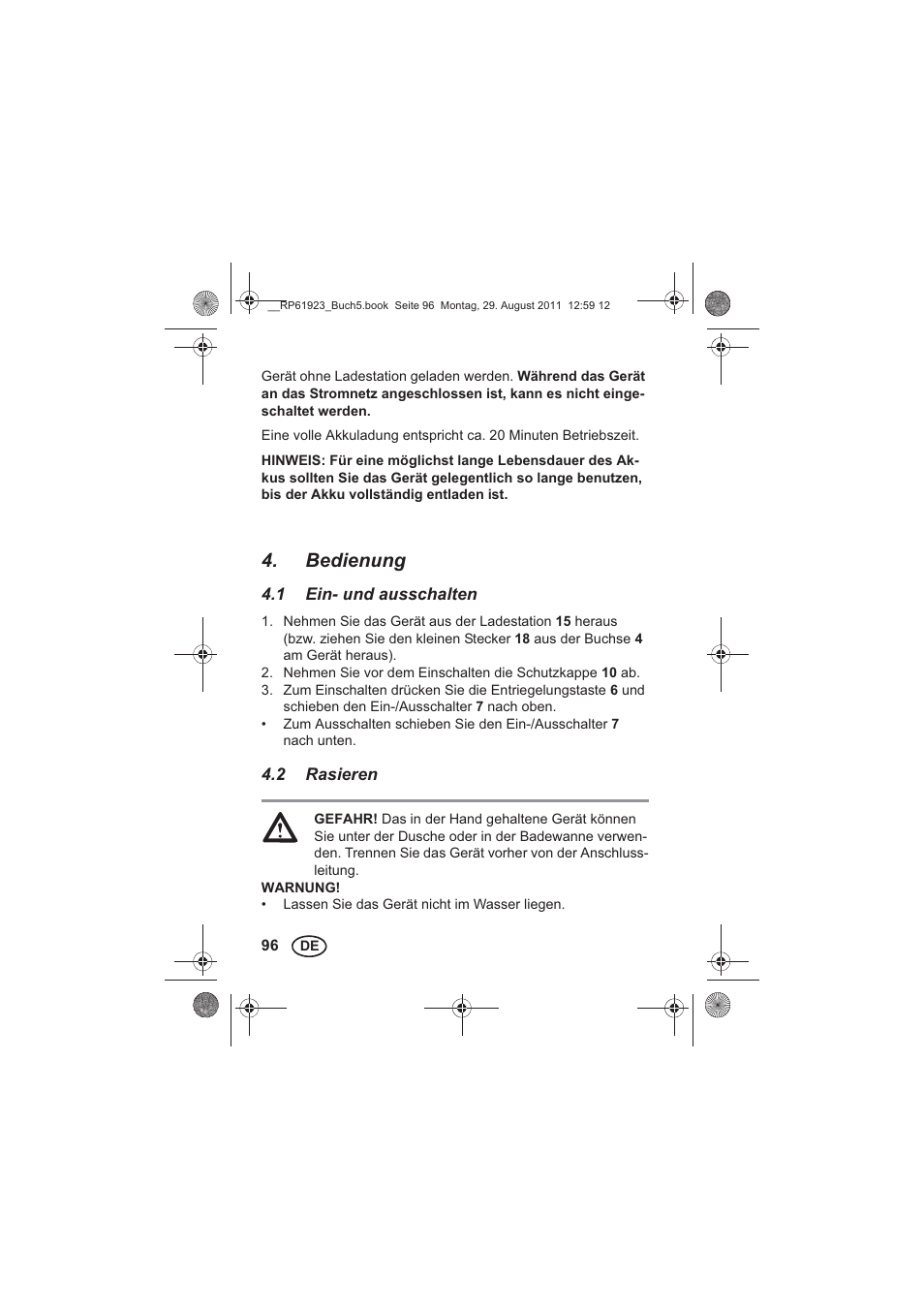 Bedienung | Silvercrest SDR 1000 A1 User Manual | Page 98 / 114