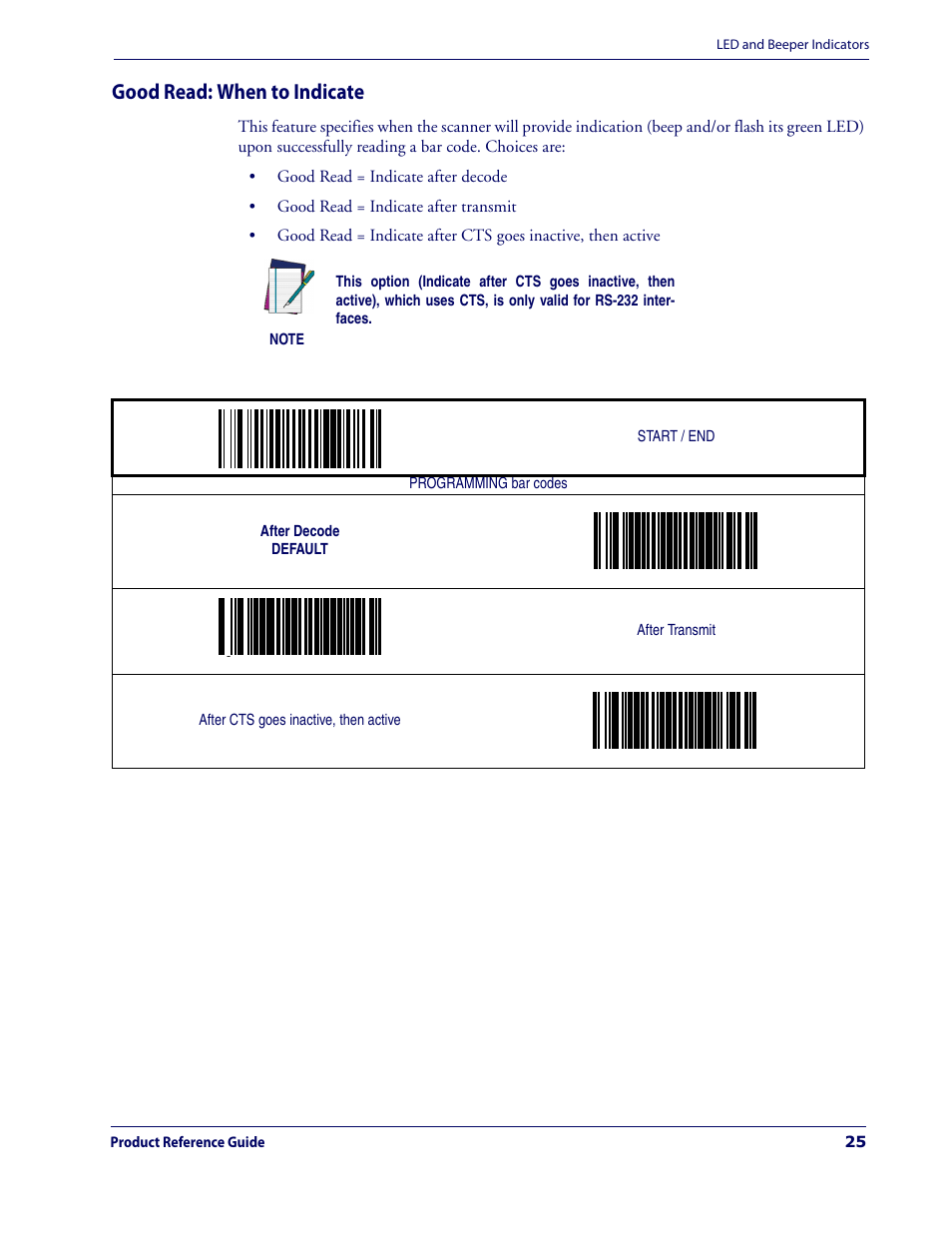 Good read: when to indicate | Datalogic Scanning MAGELLAN 3200VSI User Manual | Page 33 / 200