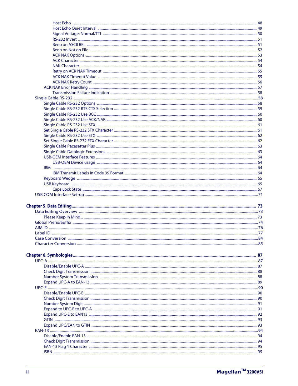 Datalogic Scanning MAGELLAN 3200VSI User Manual | Page 4 / 200