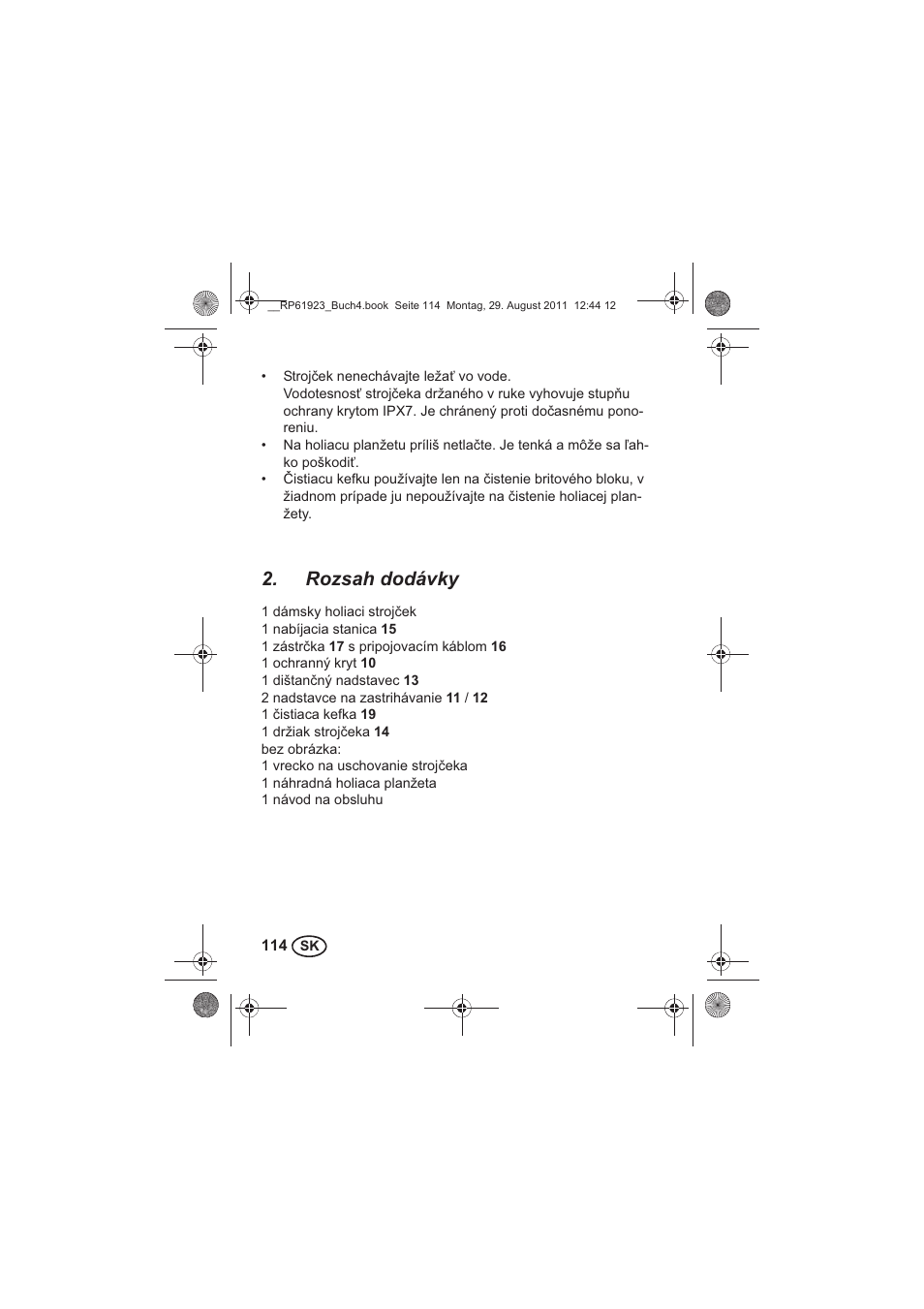 Rozsah dodávky | Silvercrest SDR 1000 A1 User Manual | Page 116 / 154