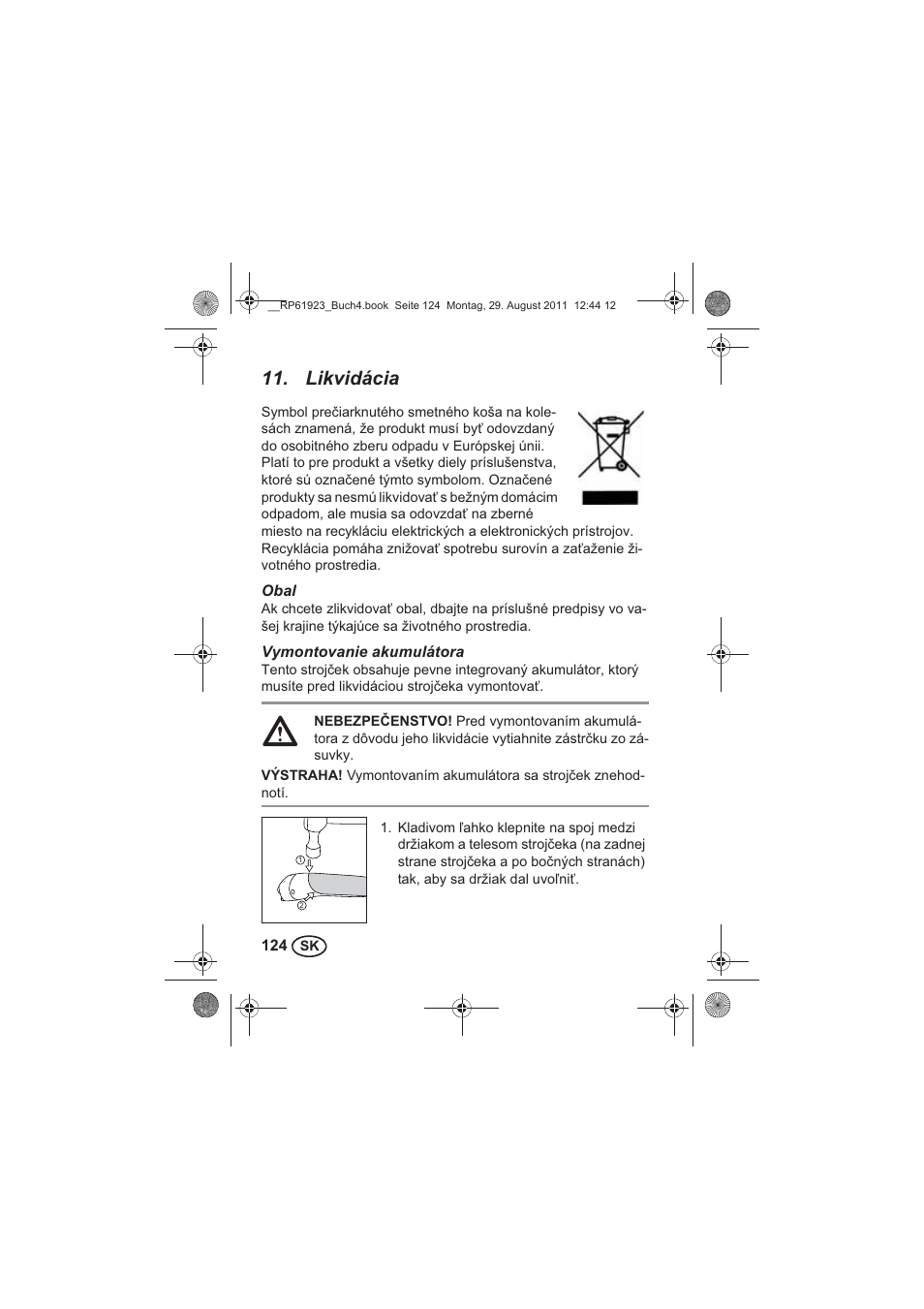 Likvidácia | Silvercrest SDR 1000 A1 User Manual | Page 126 / 154
