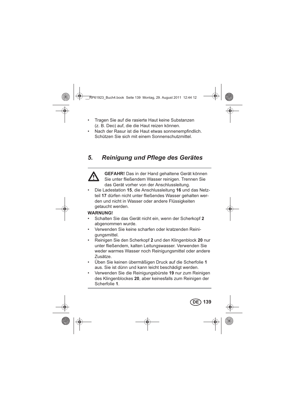 Reinigung und pflege des gerätes | Silvercrest SDR 1000 A1 User Manual | Page 141 / 154