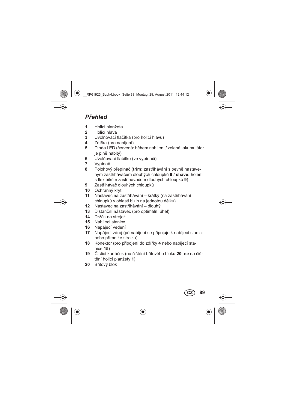 Pehled | Silvercrest SDR 1000 A1 User Manual | Page 91 / 154