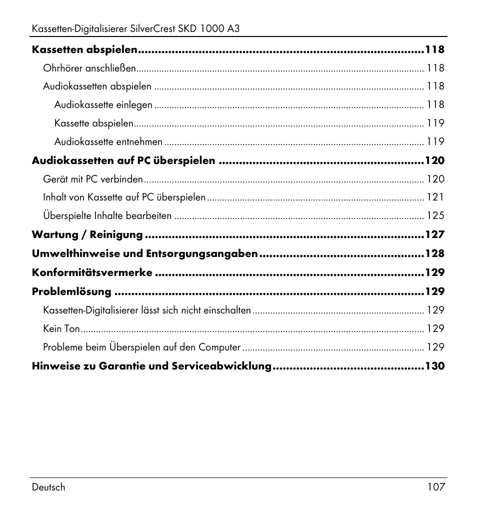 Silvercrest SKD 1000 A3 User Manual | Page 109 / 134