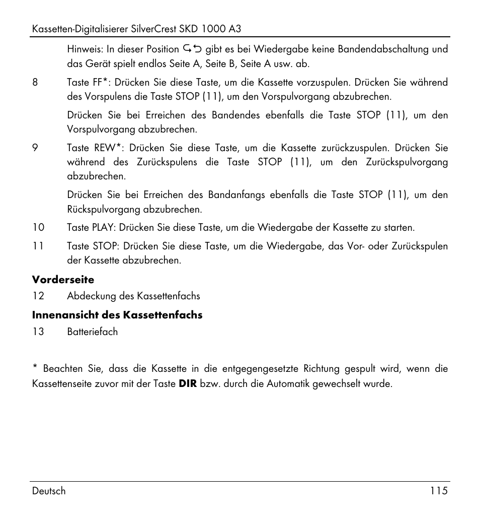 Silvercrest SKD 1000 A3 User Manual | Page 117 / 134